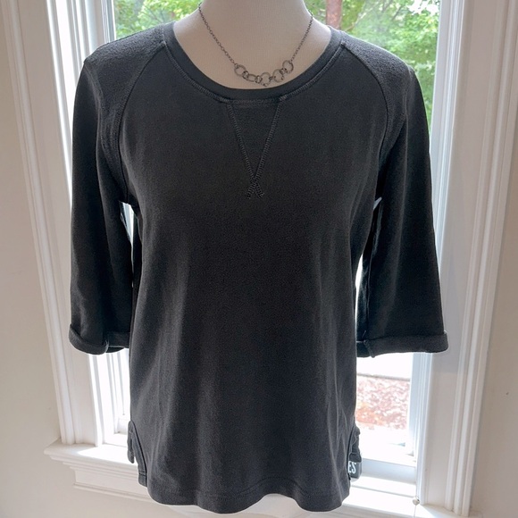 The Wrap Lightweight 3/4 Sleeve Sweatshirt, Size 6 US, EUC - Picture 1 of 7